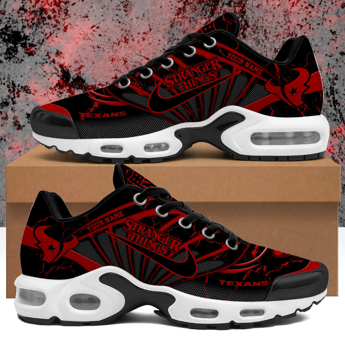 HOU Stranger Things Personalized Air Max Shoes